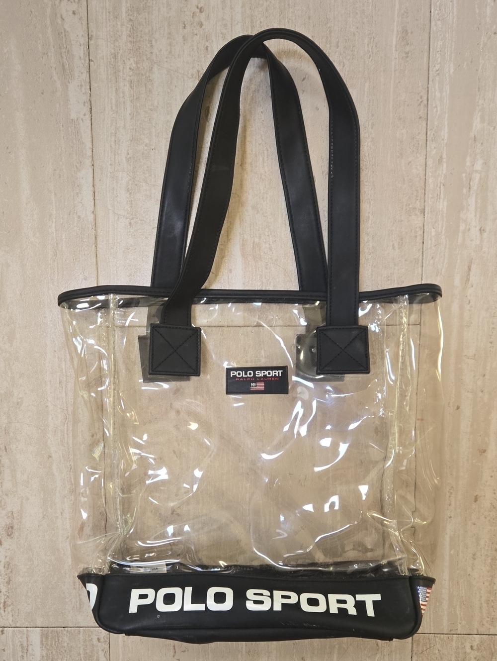 POLO Sport Ralph Lauren Y2K Vinyl Tote Bag